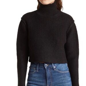 Elodie Cropped Turtleneck Sweater